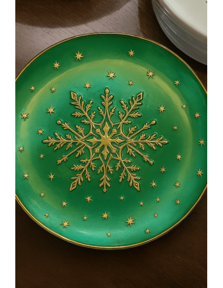 Plato de Postre Snow Winter