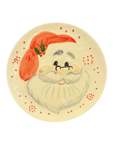 Plato de Postre Santa Claus