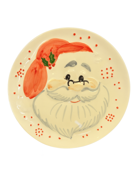 Plato de Postre Santa Claus