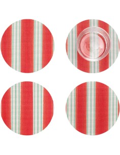 Set de 4 Portavasos Red