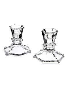 Set de Candelabros Cónicos Hexagonales