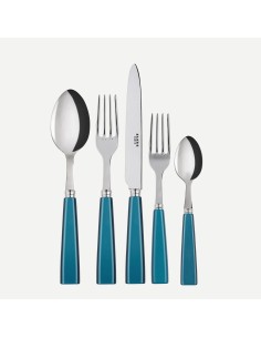 Set de 5 Cubiertos Icône - Turquesa
