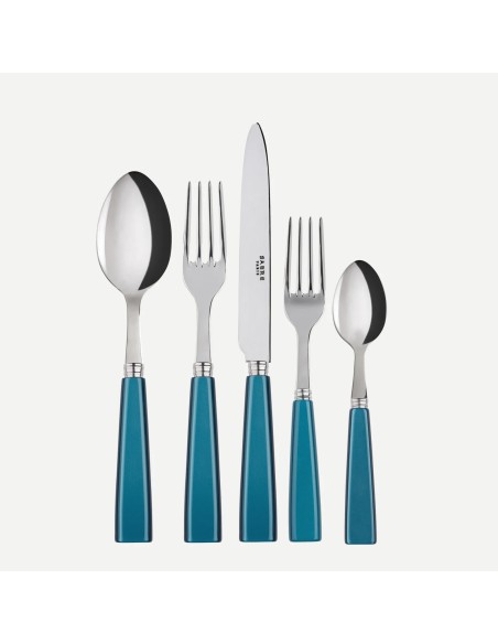 Set de 5 Cubiertos Icône - Turquesa