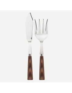 Set de Servir Pescado Nature Light wood
