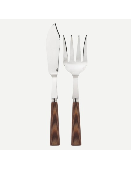 Set de Servir Pescado Nature Light wood