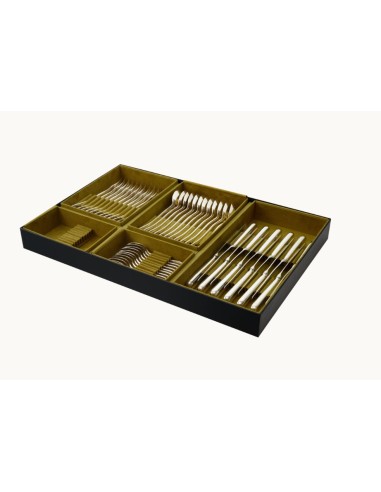 Set de 48 Cubiertos Perles - Acero