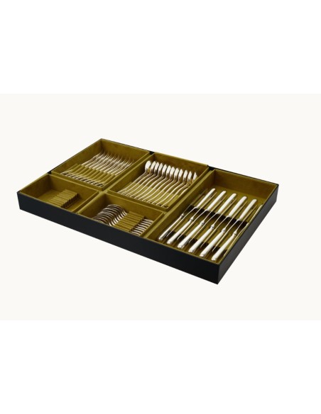 Set de 48 Cubiertos Perles - Acero