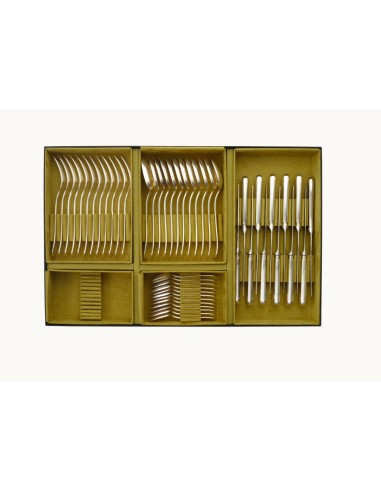 Set de 48 Cubiertos Perles - Acero