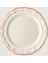 Set de 4 Plato Llano Filet Corail