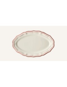 Plato Ovalado Filet Corail