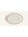 Plato Ovalado Filet Corail
