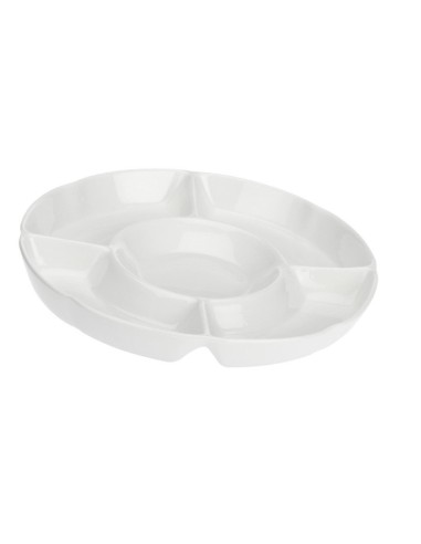 Plato de Servir con Divisiones Convivio