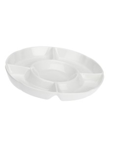 Plato de Servir con Divisiones Convivio