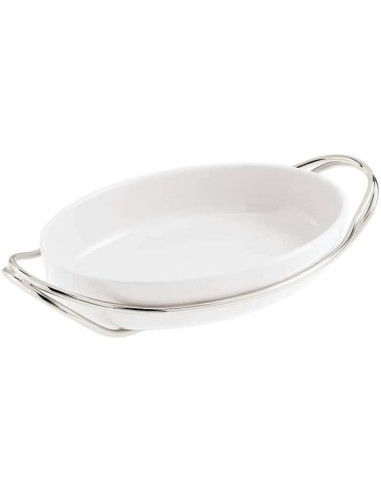 Platon Ovalado con soporte Living