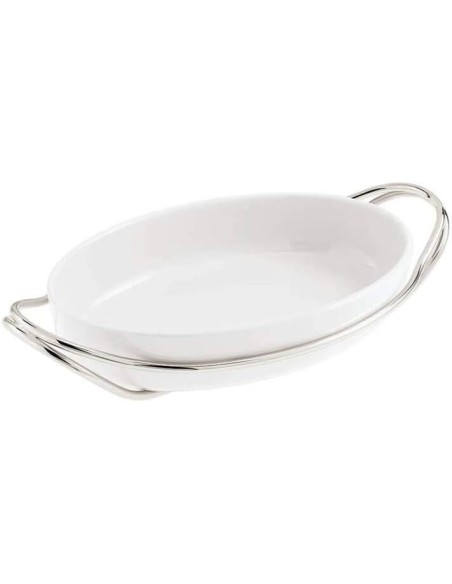 Platon Ovalado con soporte Living
