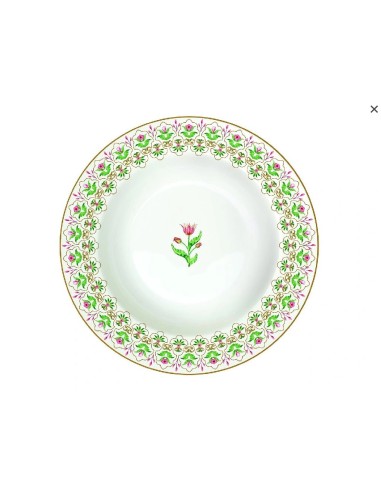 Set de 6 Plato Hondo Botanic Chic