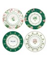 Set de 4 Platos de Postre Botanic Chic
