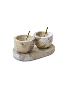 Set Bowls de Condimentos Butterscotch Marble