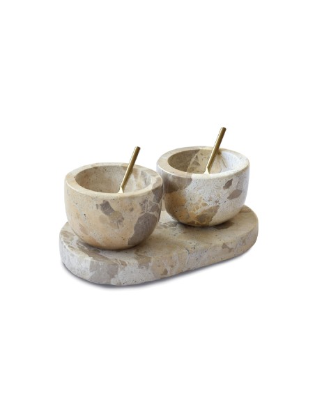 Set Bowls de Condimentos Butterscotch Marble