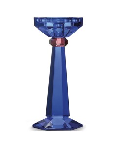 Portavela Crystal Azul
