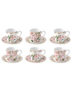 Set de 6 taza Chant Des Roses 2