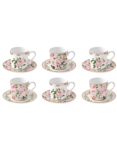 Set de 6 taza Chant Des Roses
