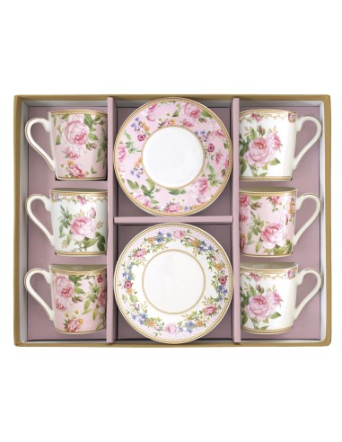 Set de 6 taza Chant Des Roses