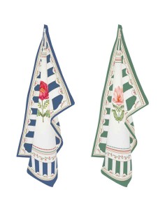 Set de 2 Toallas de Cocina Flowery