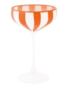 Copa de Champagne Naranja Twist & Match