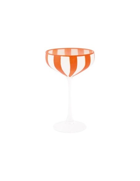 Copa de Champagne Naranja Twist & Match