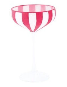 Copa de Champagne Rosa Twist & Match
