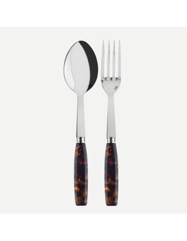 Set para Servir Djembe Faux Tortoise