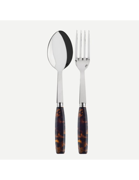 Set para Servir Djembe Faux Tortoise