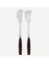 Set de Servir Ensalada Djembe Faux Tortoise