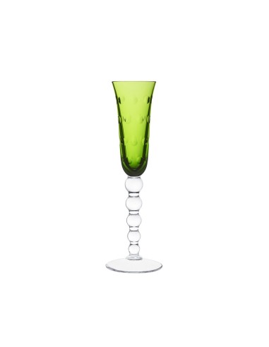 Copa de Champagne Verde Bubbles