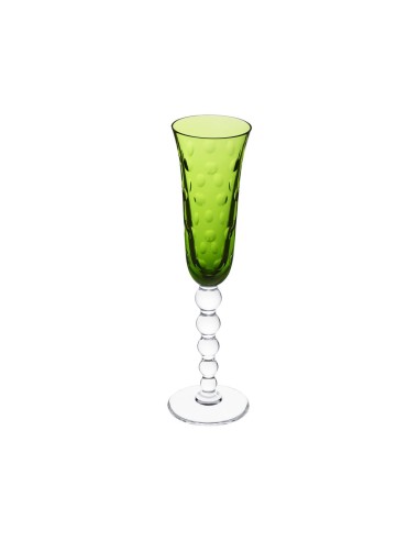 Copa de Champagne Verde Bubbles