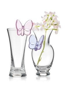 Set de 2 Florero con Mariposas
