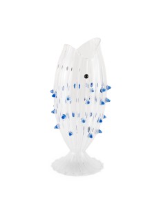 Jarra de Agua de Pez Espinas Azul