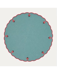 Set de 6 Individual y Servilleta Strawberry 2
