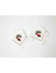 Set de 6 Servilleta Christmas Stocking