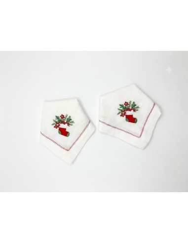 Set de 6 Servilleta Christmas Stocking