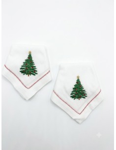 Set de 6 Servilletas Christmas Tree