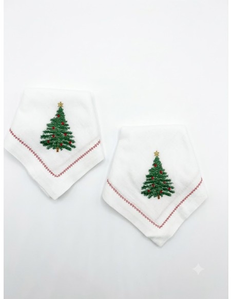 Set de 6 Servilletas Christmas Tree