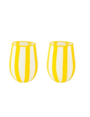 Set de 2 Vasos Amarillo Twist & Match