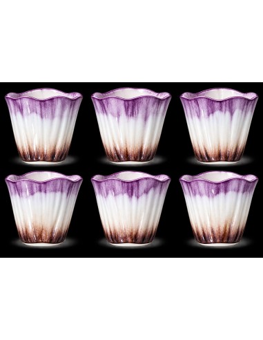 Set de 6 Tazas de Espresso - Aubergine