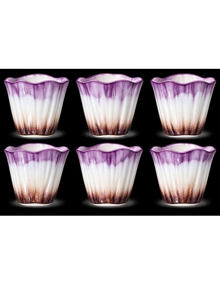 Set de 6 Tazas de Espresso - Aubergine