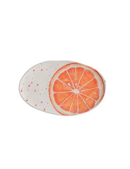 Plato Ovalado Orange