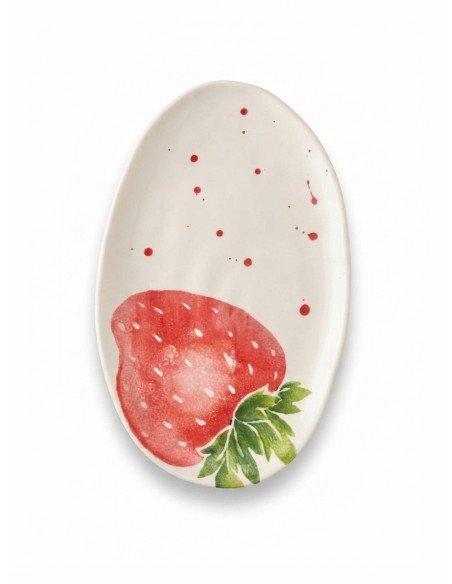 Plato Ovalado Strawberry