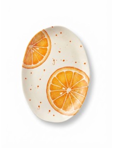 Plato Ovalado Naranja