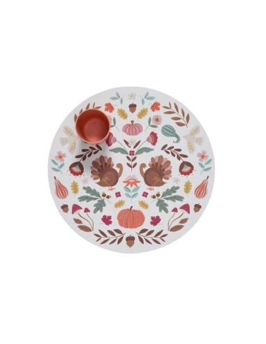Individuales Folk Fall Multicolor